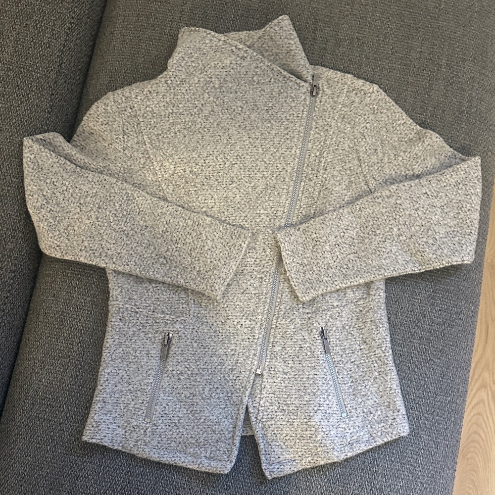 Halogen Gray Knit Jacket